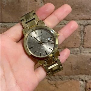 Burberry gold women’s watch